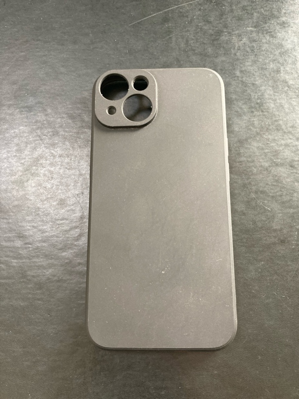 Gray Silicone Camera-Protective Phone Case - Unbranded